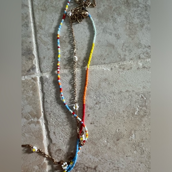 Free People Multi Beaded Daisy and Beaded Belt - Picture 8 of 10